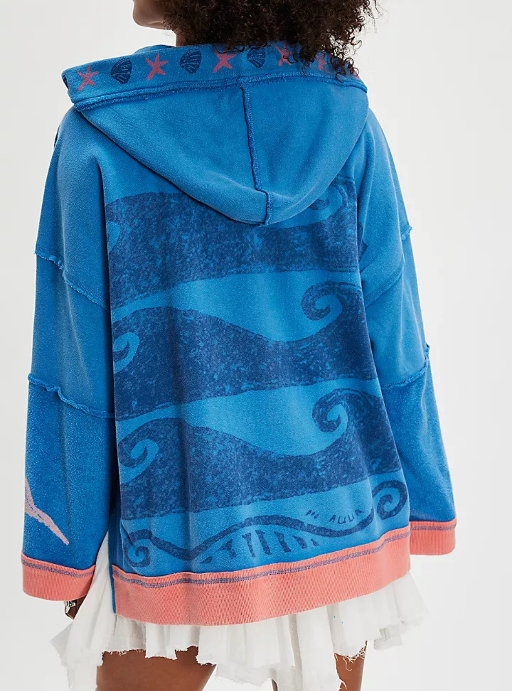 Seashell Cardi - Blue Combo