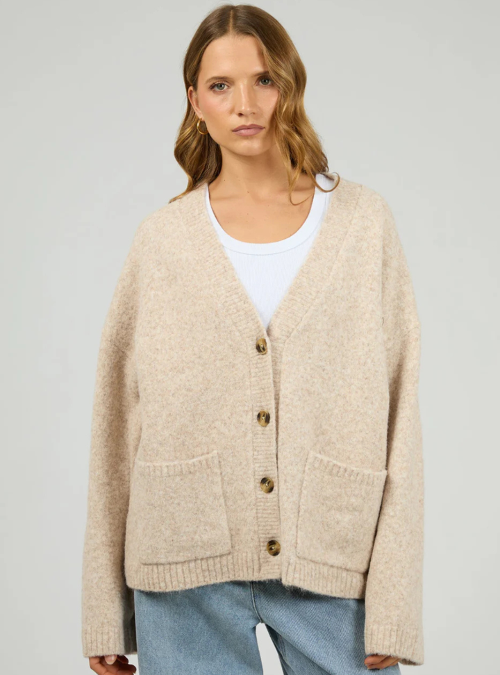 Willow Knit Cardigan - Oat