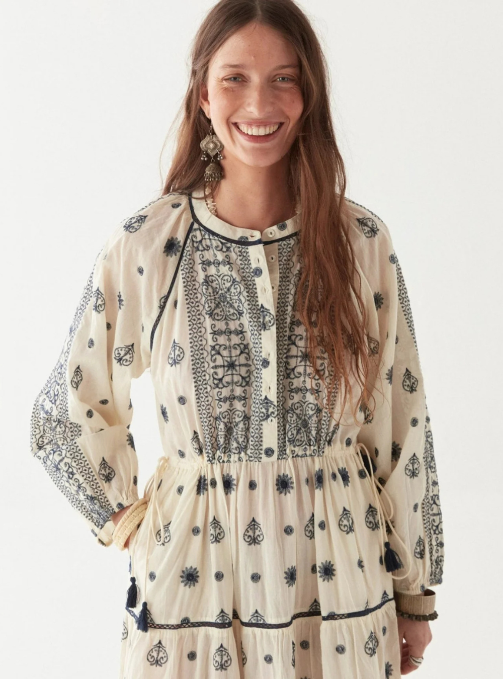 Caroline Dress - Off White