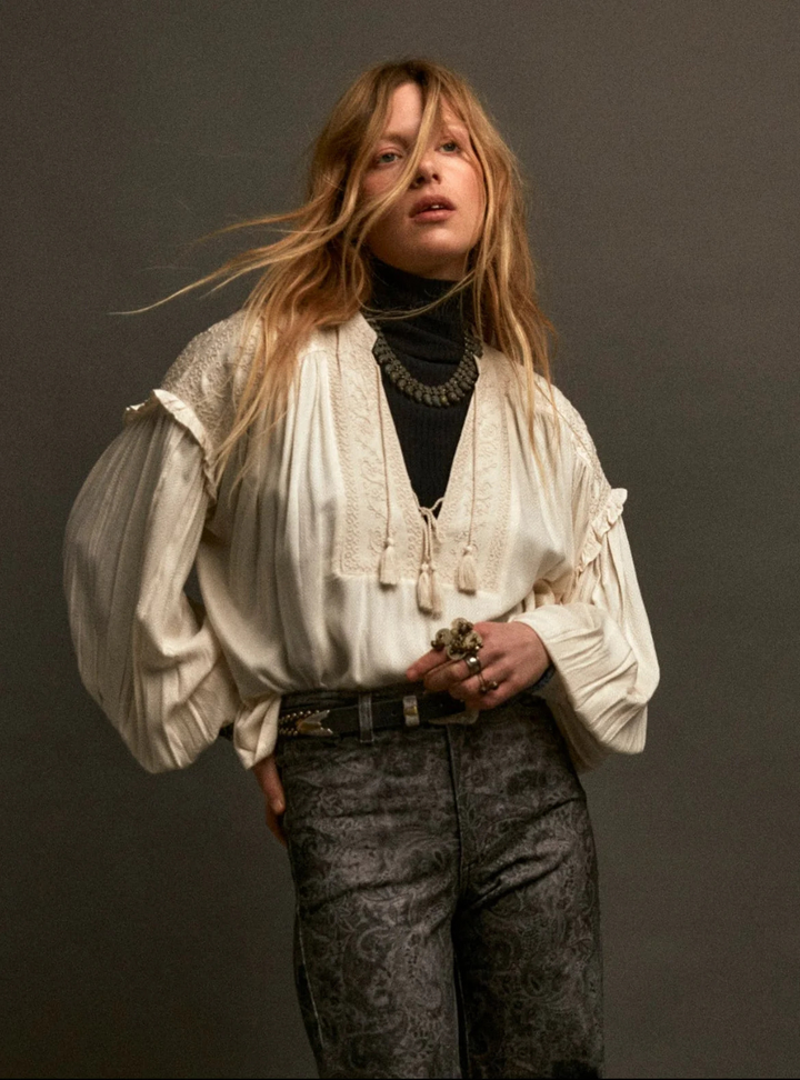 Vega Blouse - Casablanca Muse