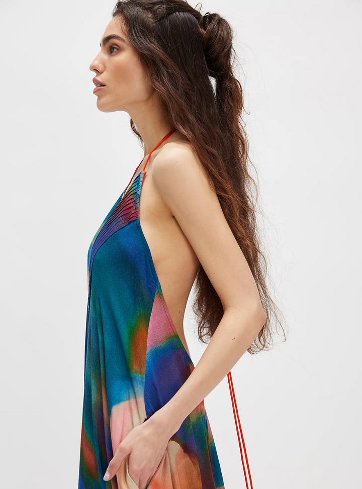 Catalina Maxi Dress - Sunset Combo