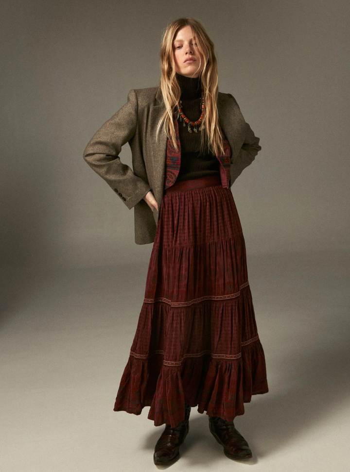 Josephine Skirt - Château Bordeaux