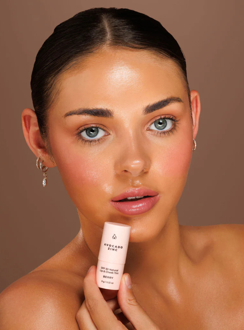 SPF 50 Natural Lip & Cheek Tint - Berry