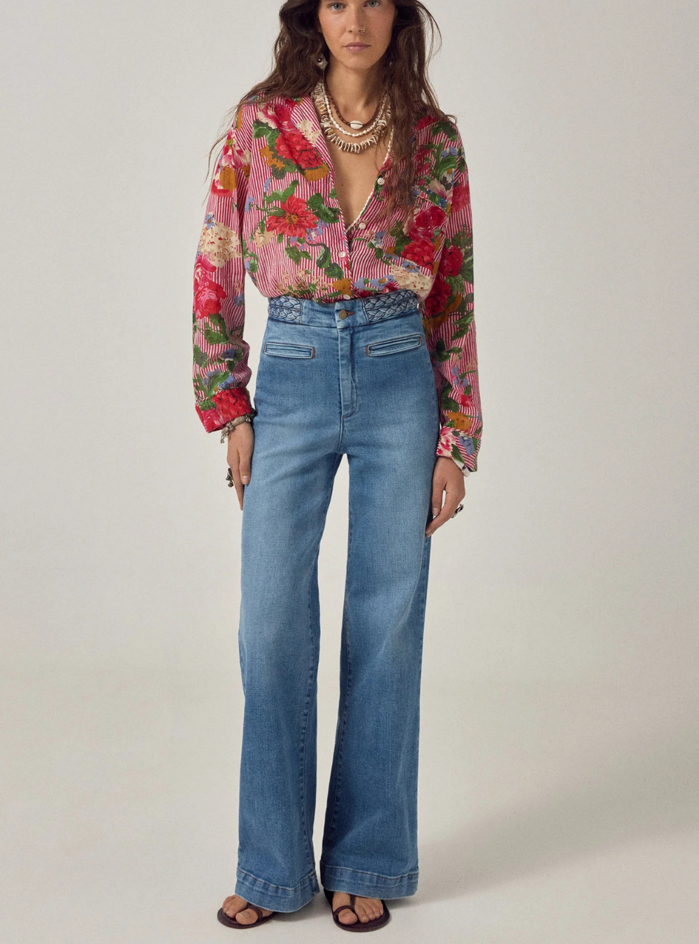 Cher Pant - Braid Denim