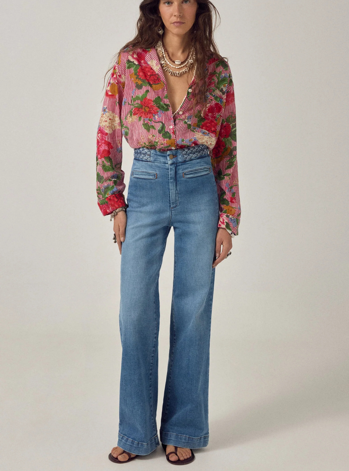Cher Pant - Braid Denim