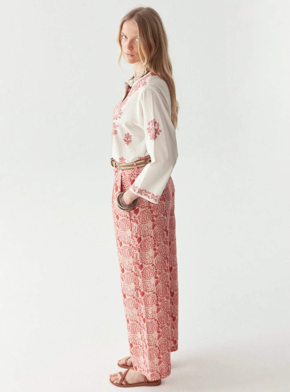Shyla Blouse - Chikan Blossom