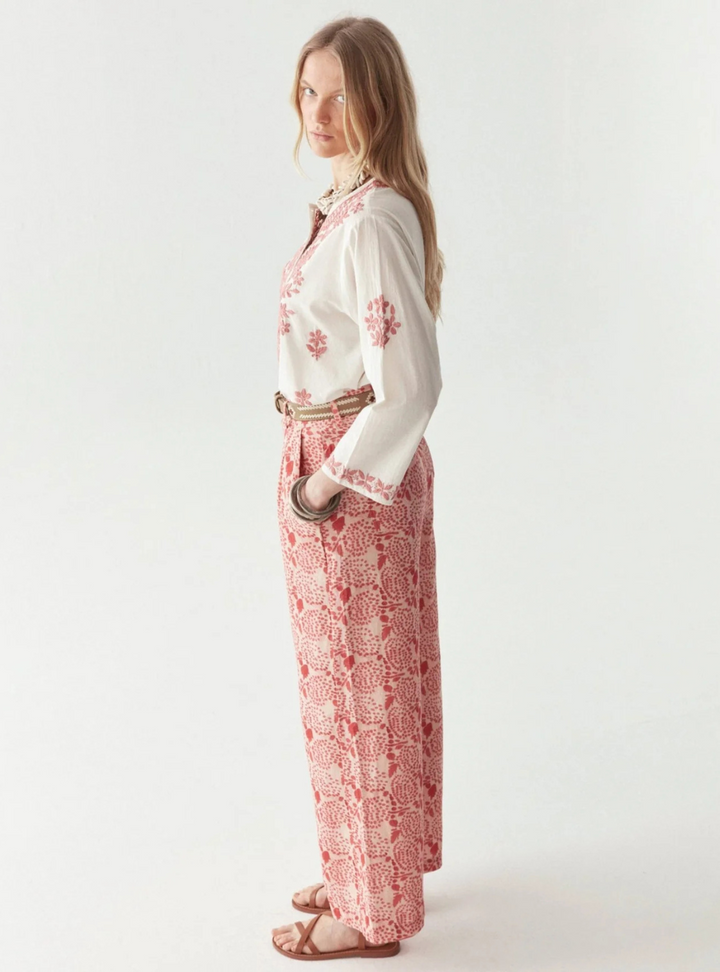 Shyla Blouse - Chikan Blossom