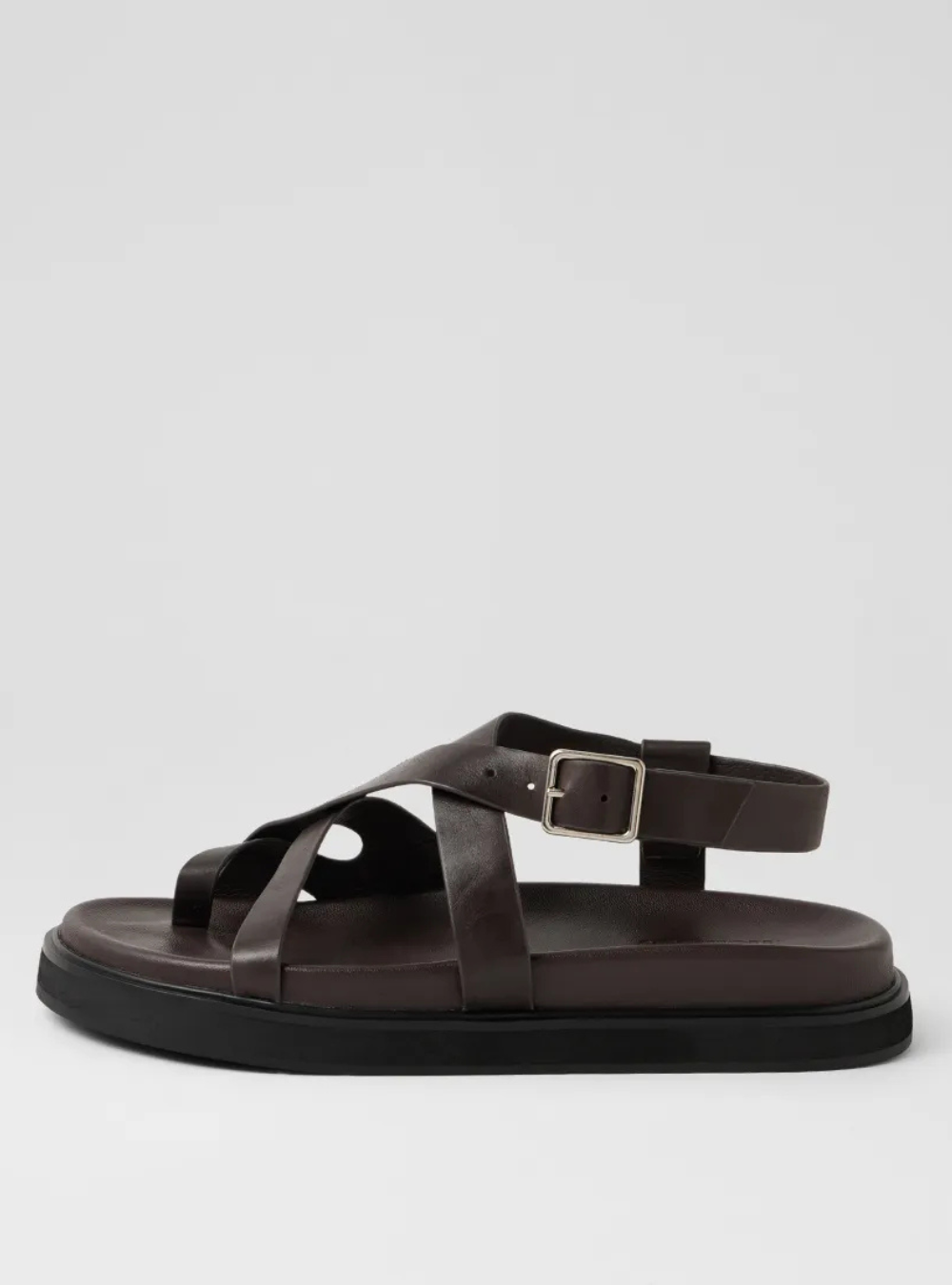 Meyne Sandals - Choc Leather