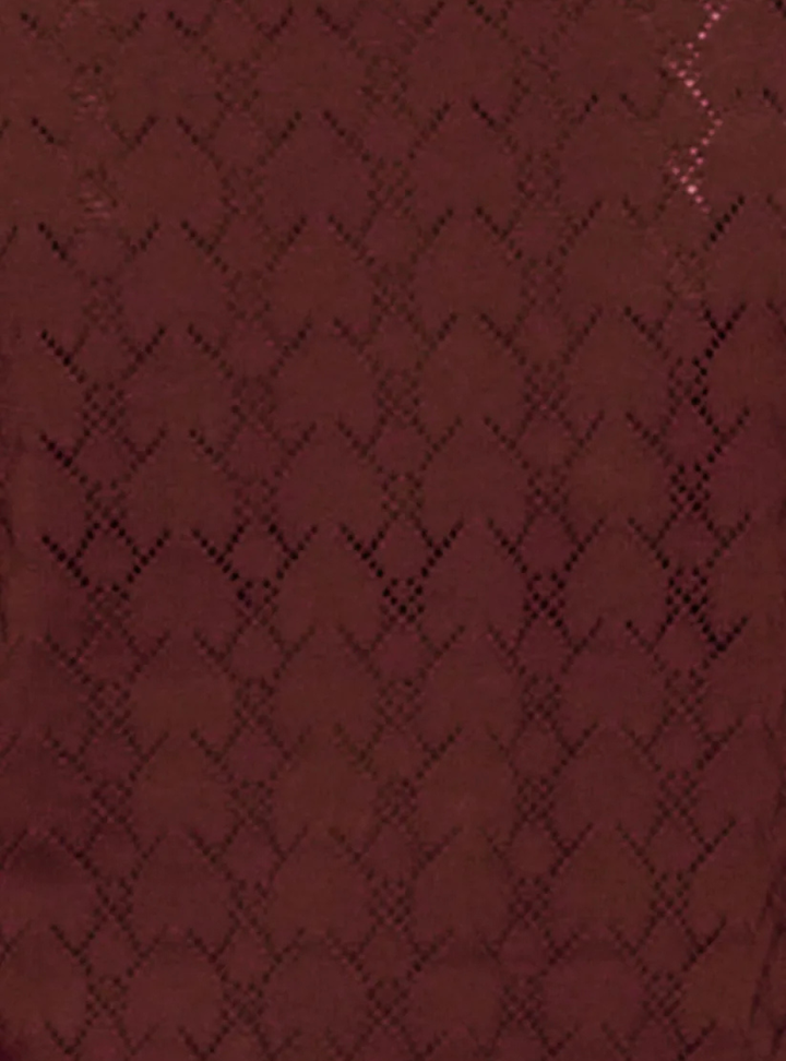 Calla Knit Tee - Chocolate