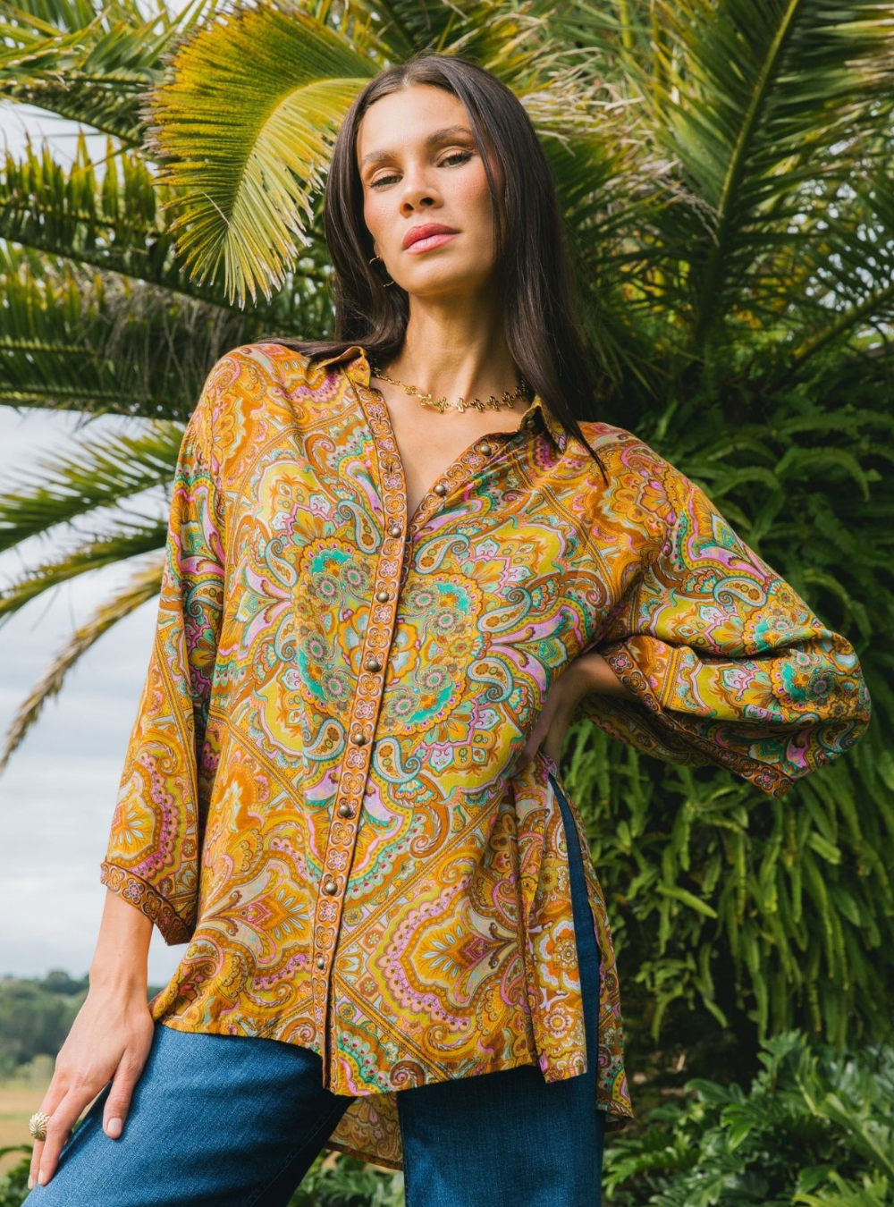 Esther Shirt - Cinnamon