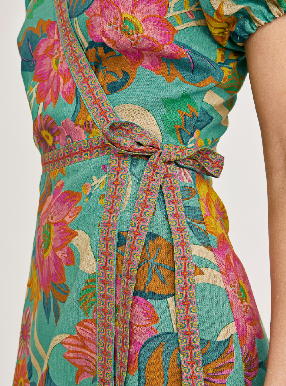 Cisco Wrap Dress - Summer Sky