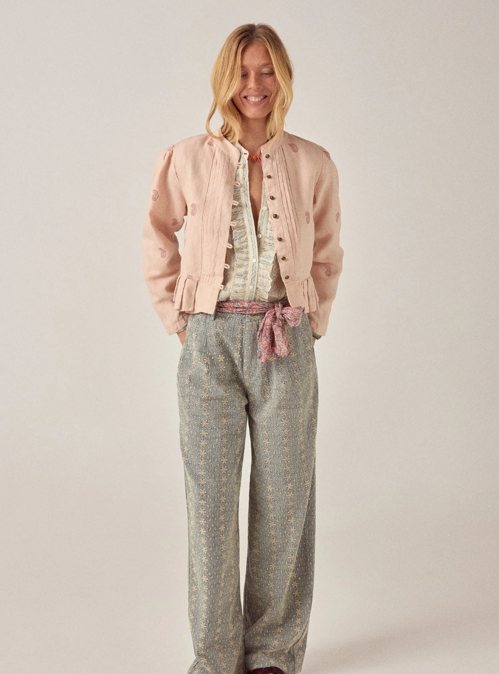Elta Blouse - Cloud Thread