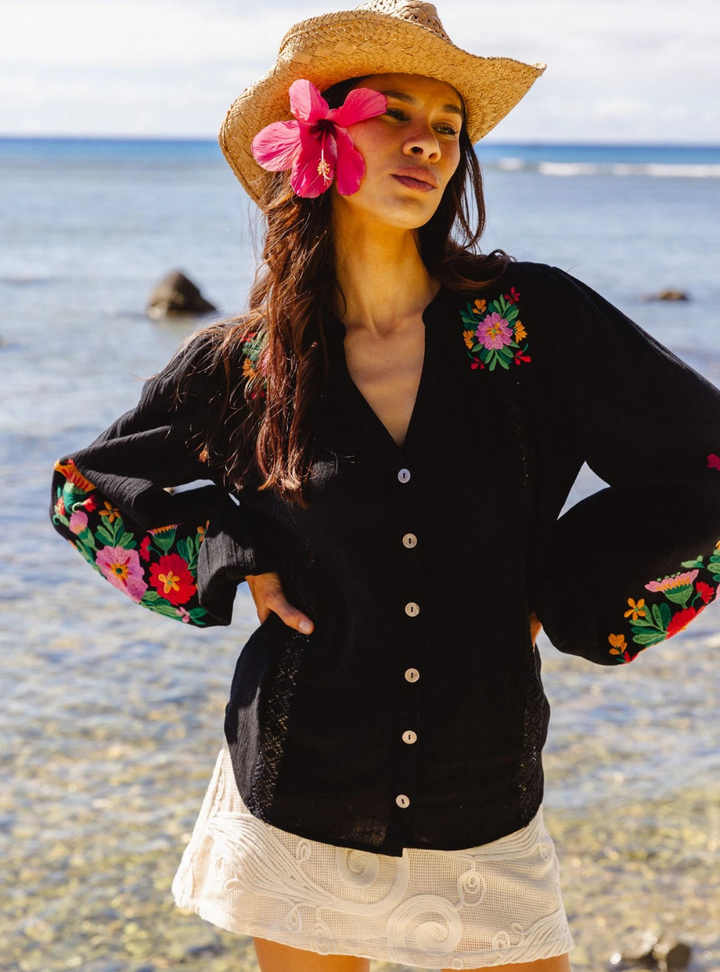 Clover Blouse - Noche | PRE-ORDER
