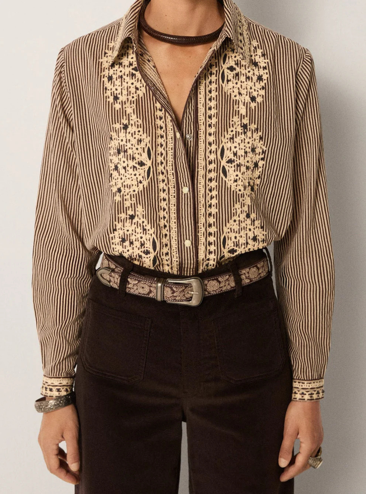 Bebo Blouse - Cohiba Tobbaco