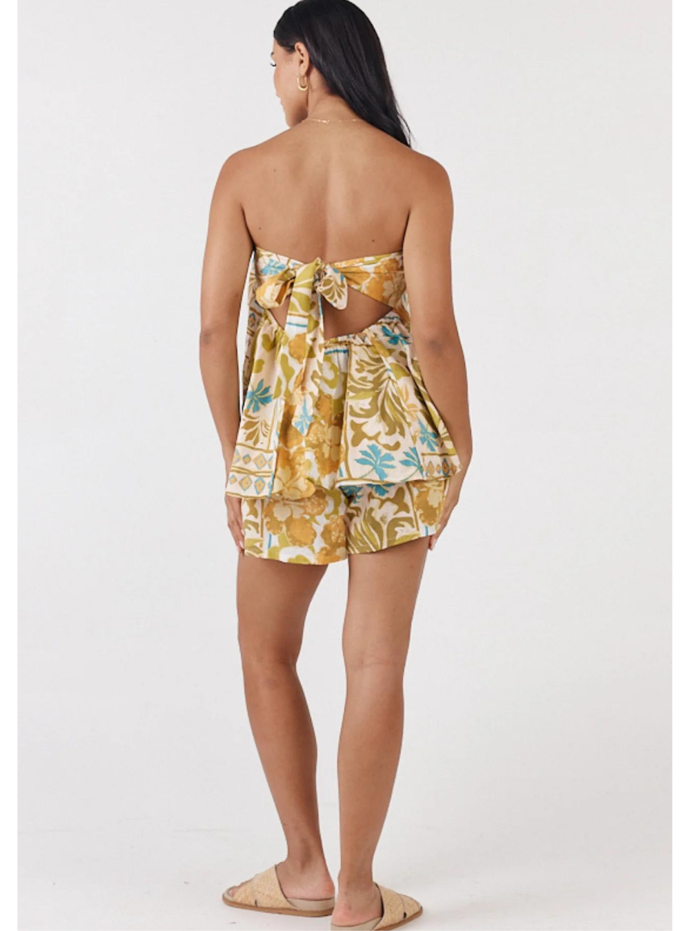 Colombia Top - Paradise Print