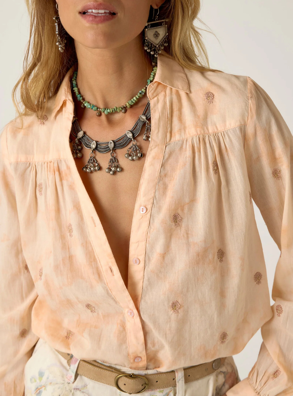 Rani Shirt - Mineral Coral