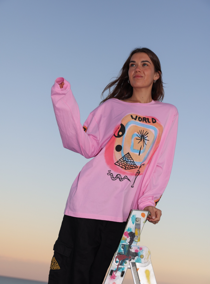 Cosmic World Long Sleeve Tee