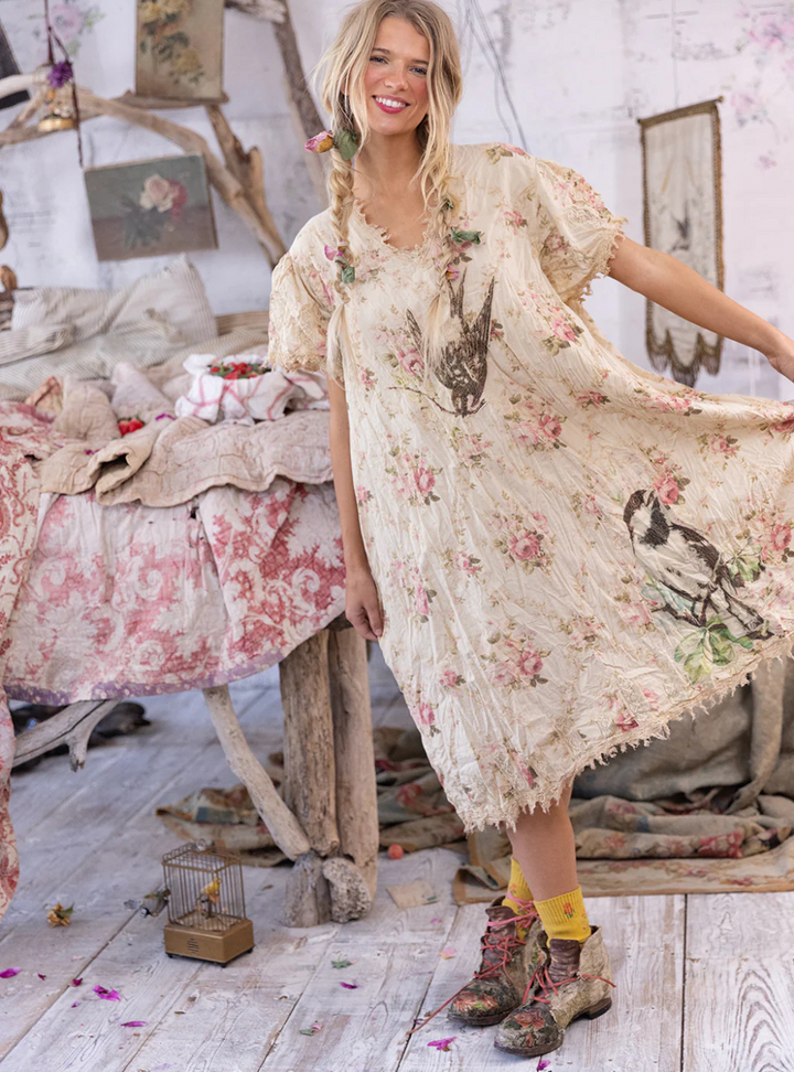 Magnolia Pearl Floral Ada Lovelace Dress 886 - Cottagebird