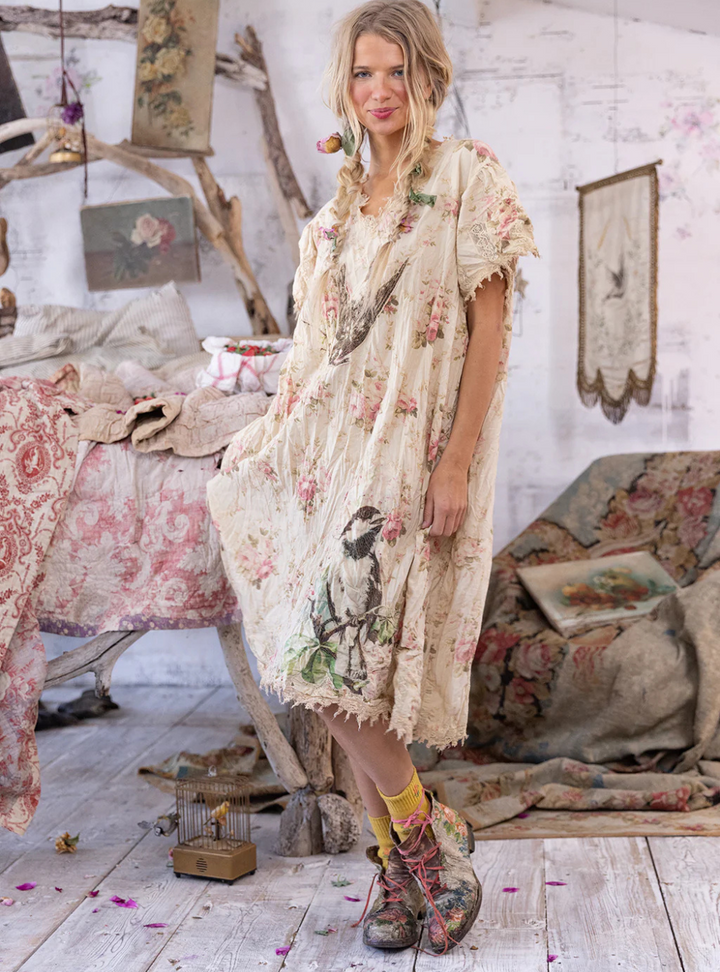 Magnolia Pearl Floral Ada Lovelace Dress 886 - Cottagebird