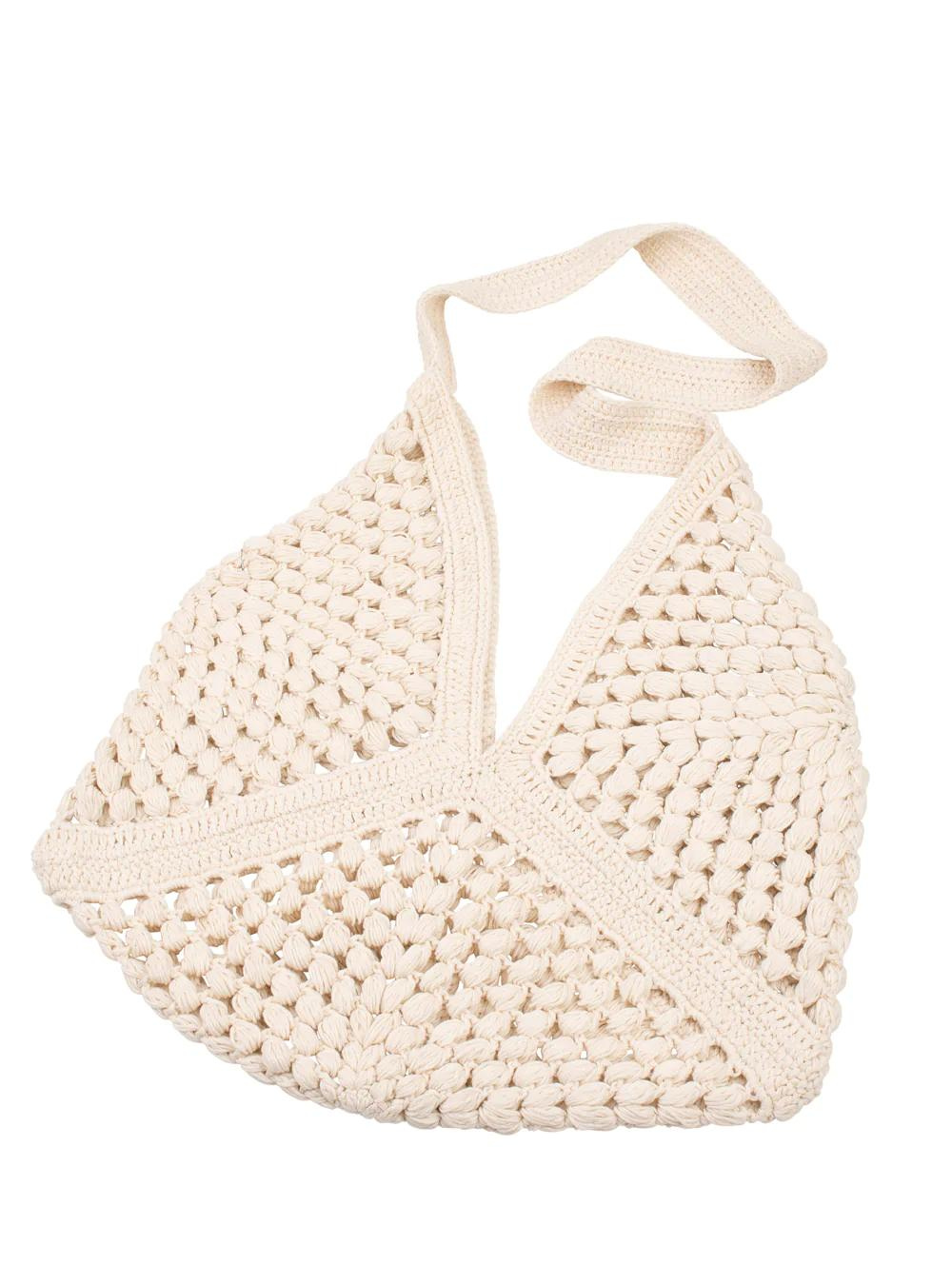 Pearl Crochet Bag - Cream