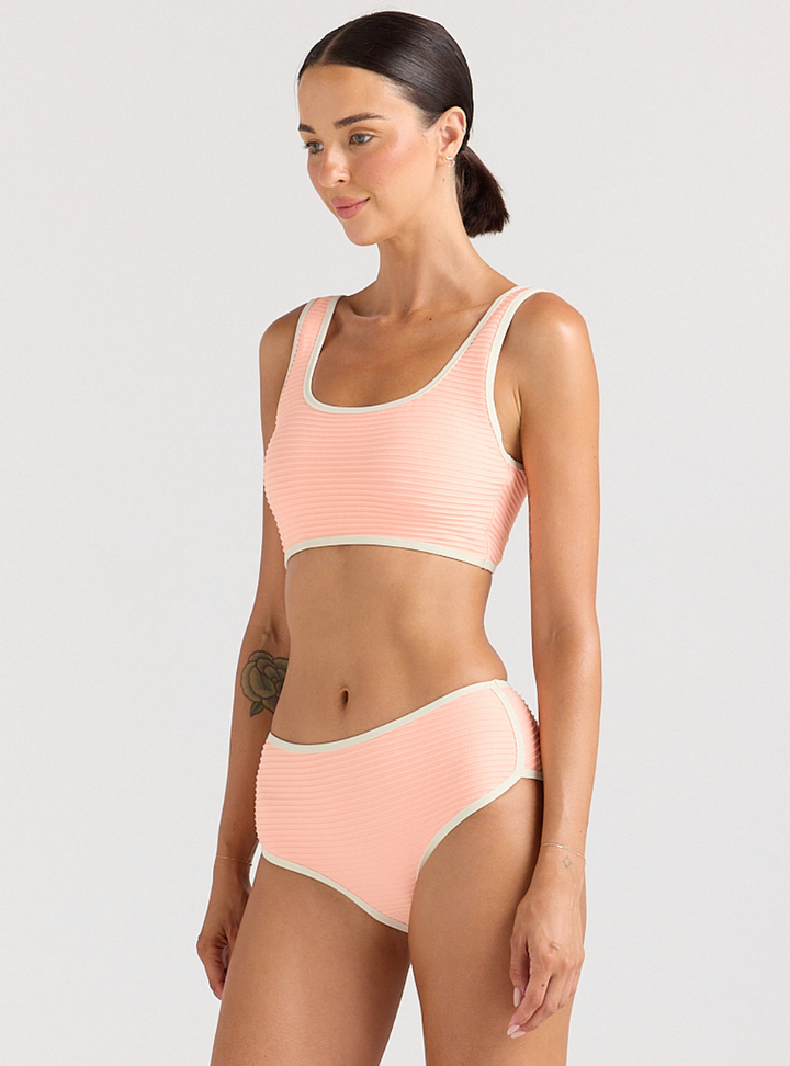 Poolside Crop Top - Mimosa