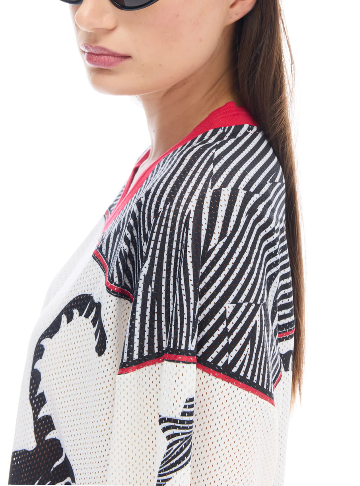 Crouching Tiger Football Jersey - Off White
