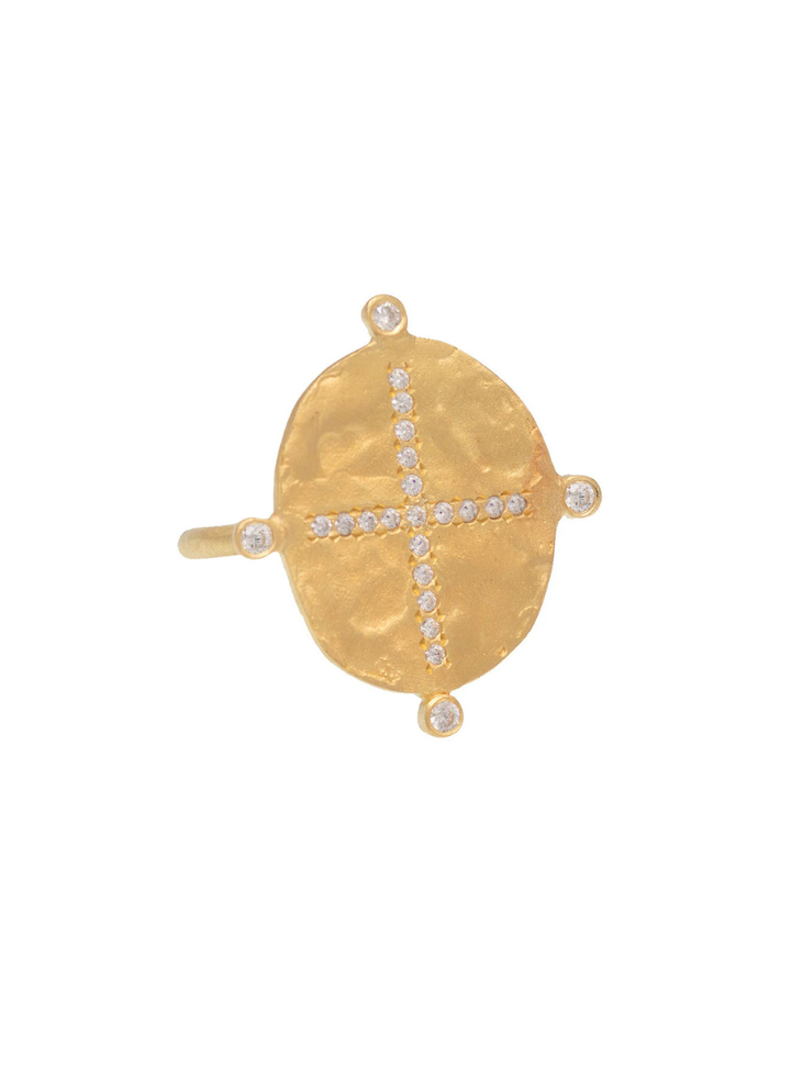 Cross Ring - Cubic Zirconia