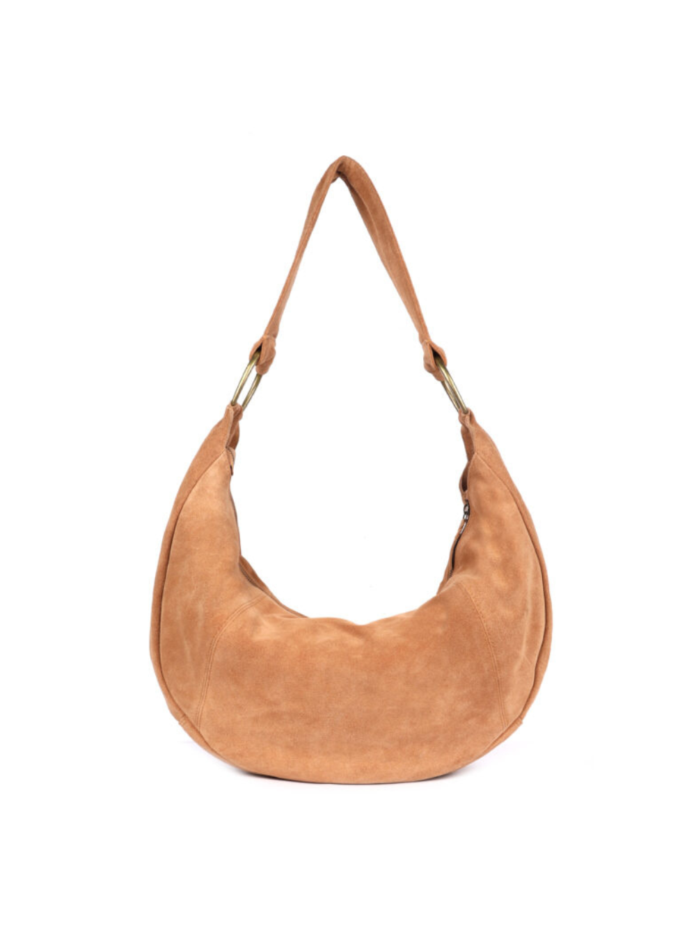 Cynthia Suede Bag - Tan