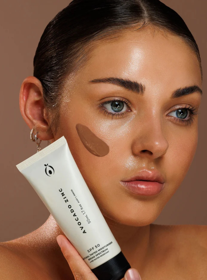 SPF 50 Natural Tinted Moisturiser - Dark
