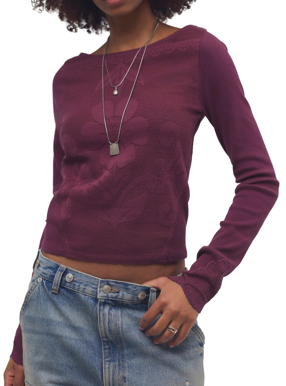 Delilah Long Sleeve - Precious Wine
