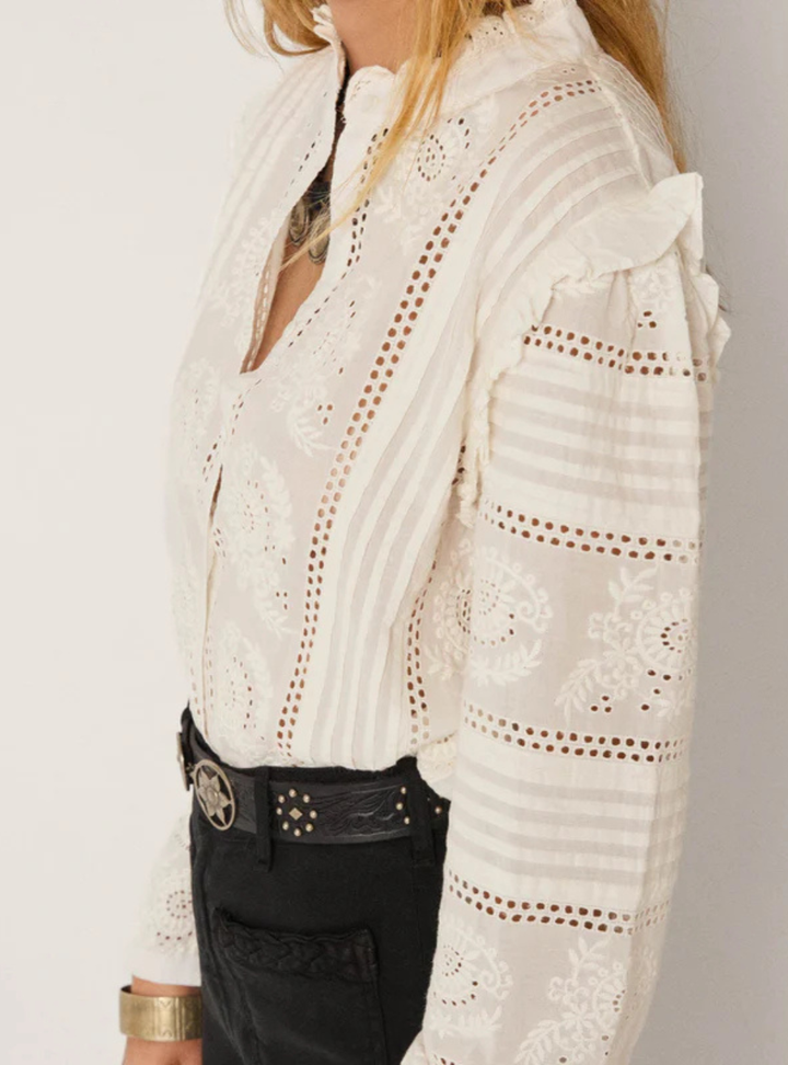 Delphine Blouse - Hamlet Marfil