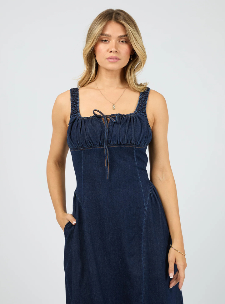 Poppy Denim Dress - Indigo