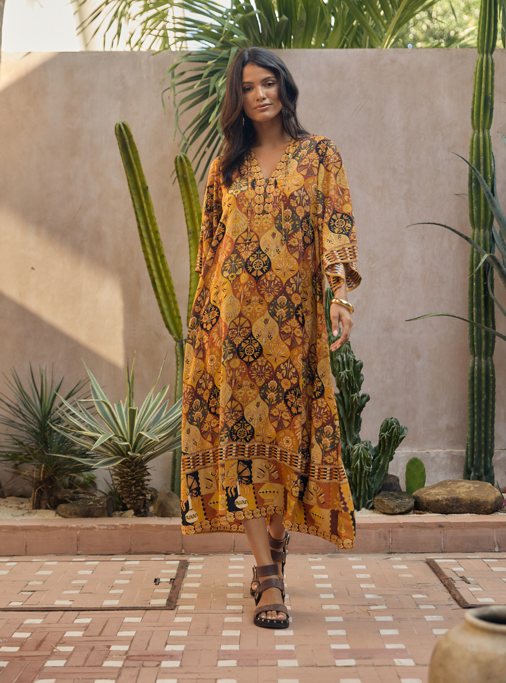 Montana Midi Dress - Desert Night