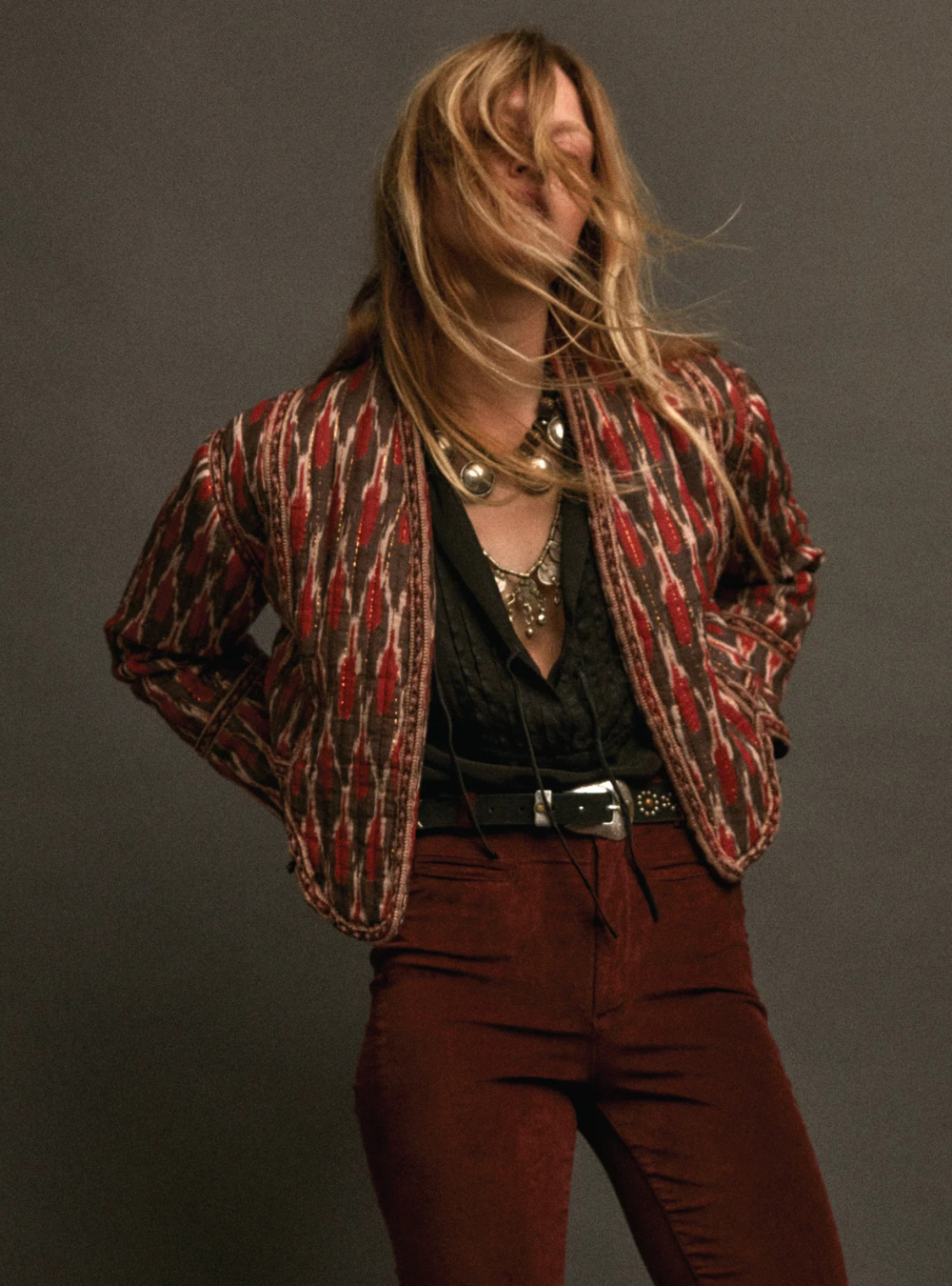 Devendra Jacket - Bonfire Volcano