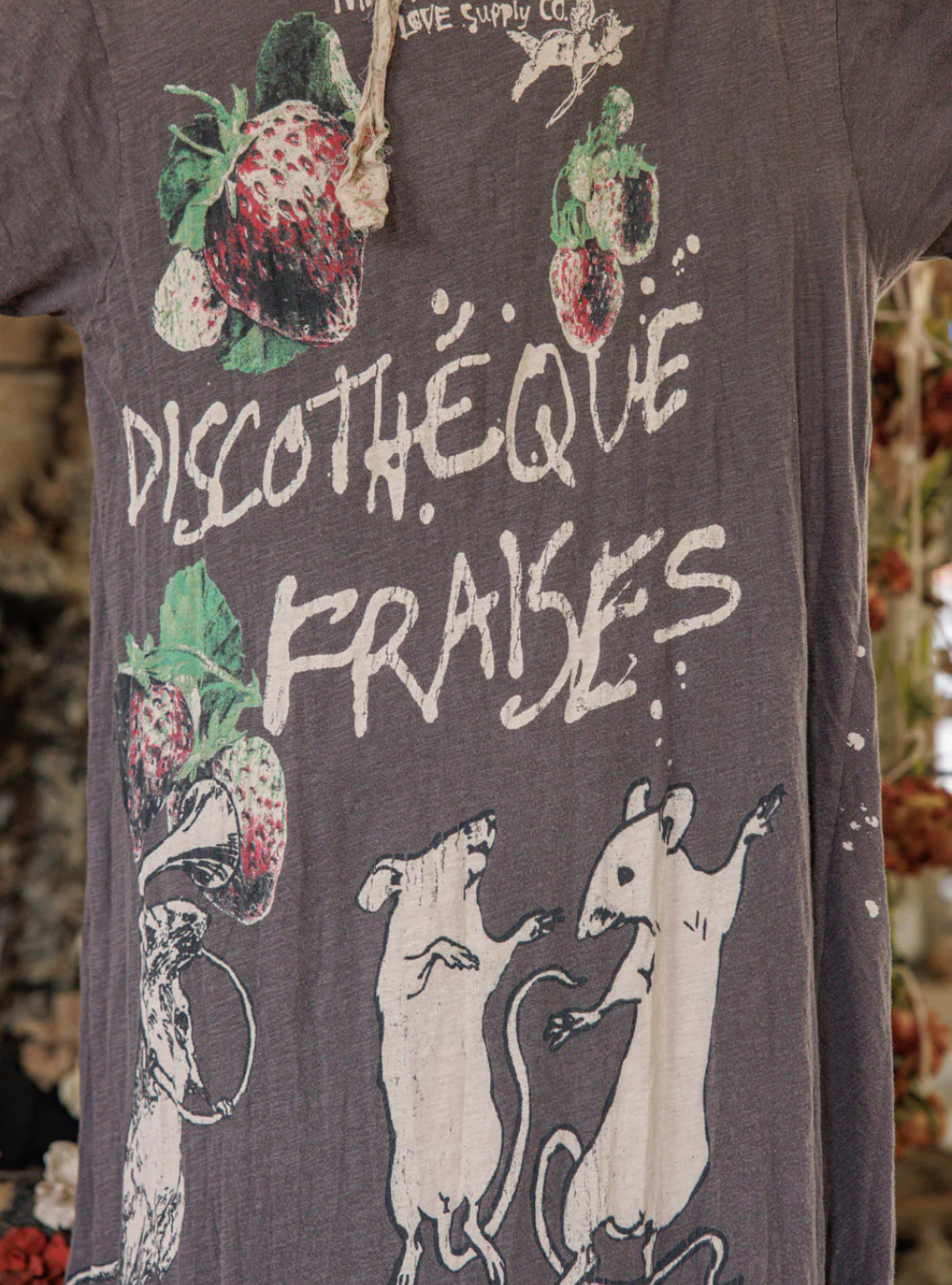 Magnolia Pearl Discotheque Fraises Tee Dress 1444 - Ozzy