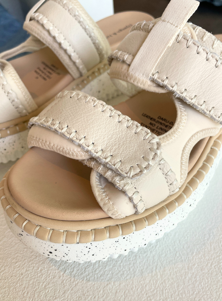 Daru White/Beige Multi Sandals