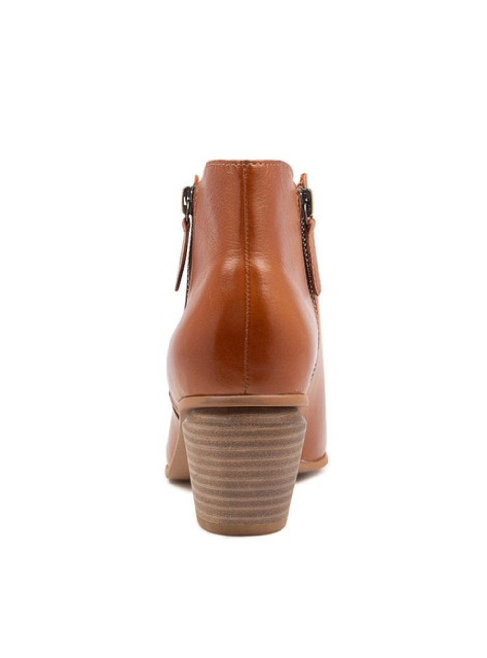 Josky Heeled Boots - Tan Leather