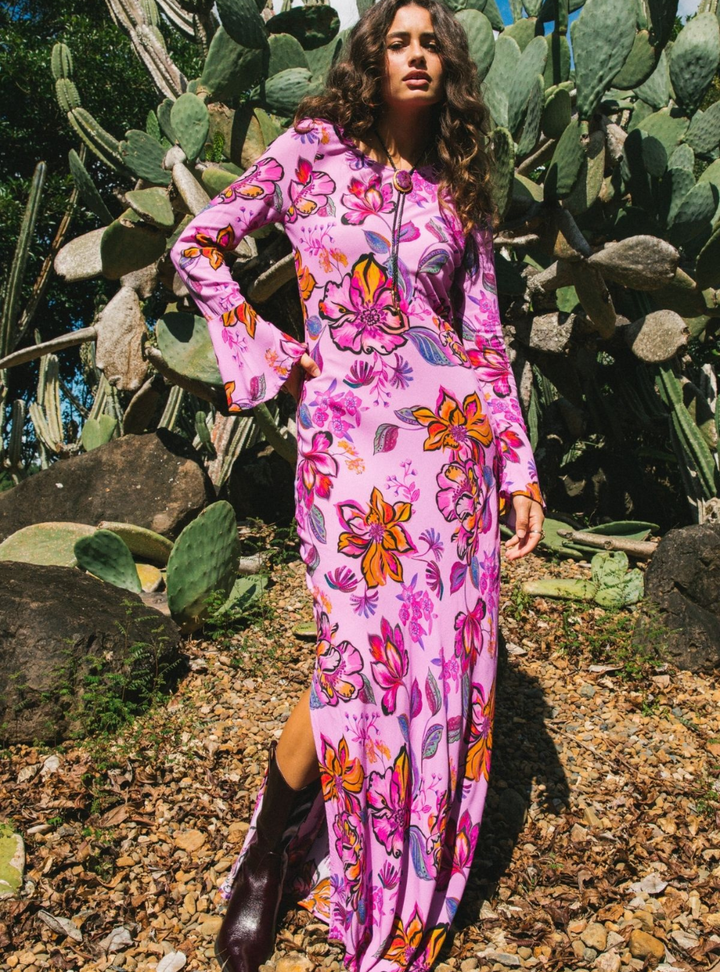 Wilder Bias Dress - Orchid