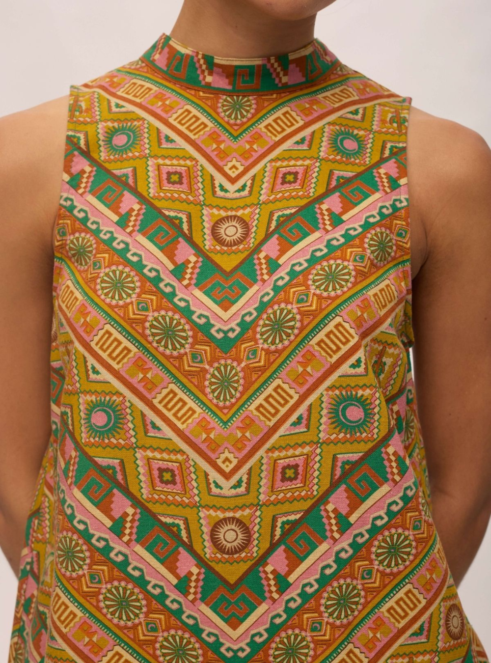 Twiggy Mini Dress - Cedar