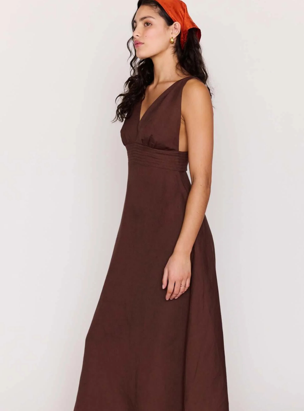 Kaia Maxi Dress - Chocolate