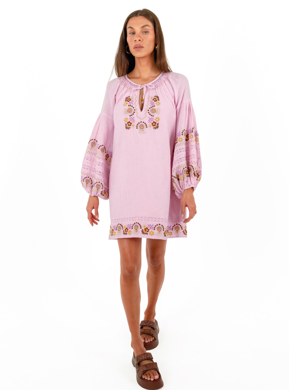 Iris Mini Dress - Petal