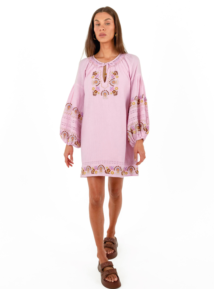Iris Mini Dress - Petal