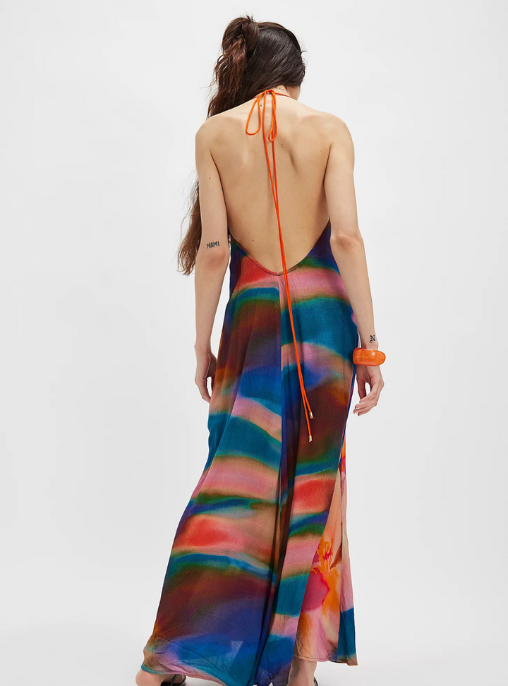 Catalina Maxi Dress - Sunset Combo
