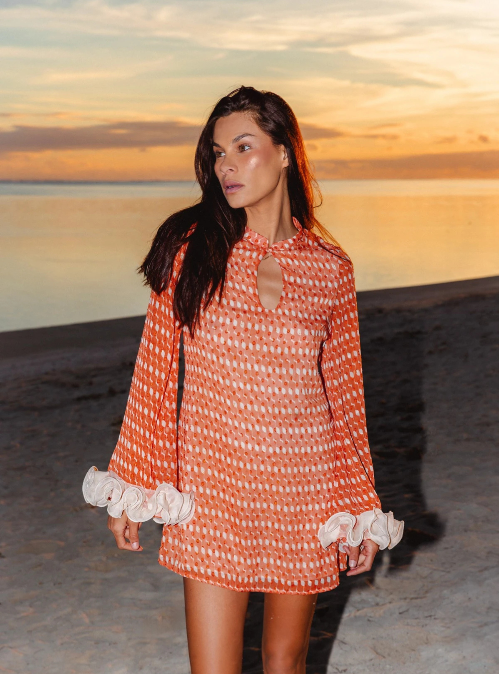 Yas Mini Dress - Ochre
