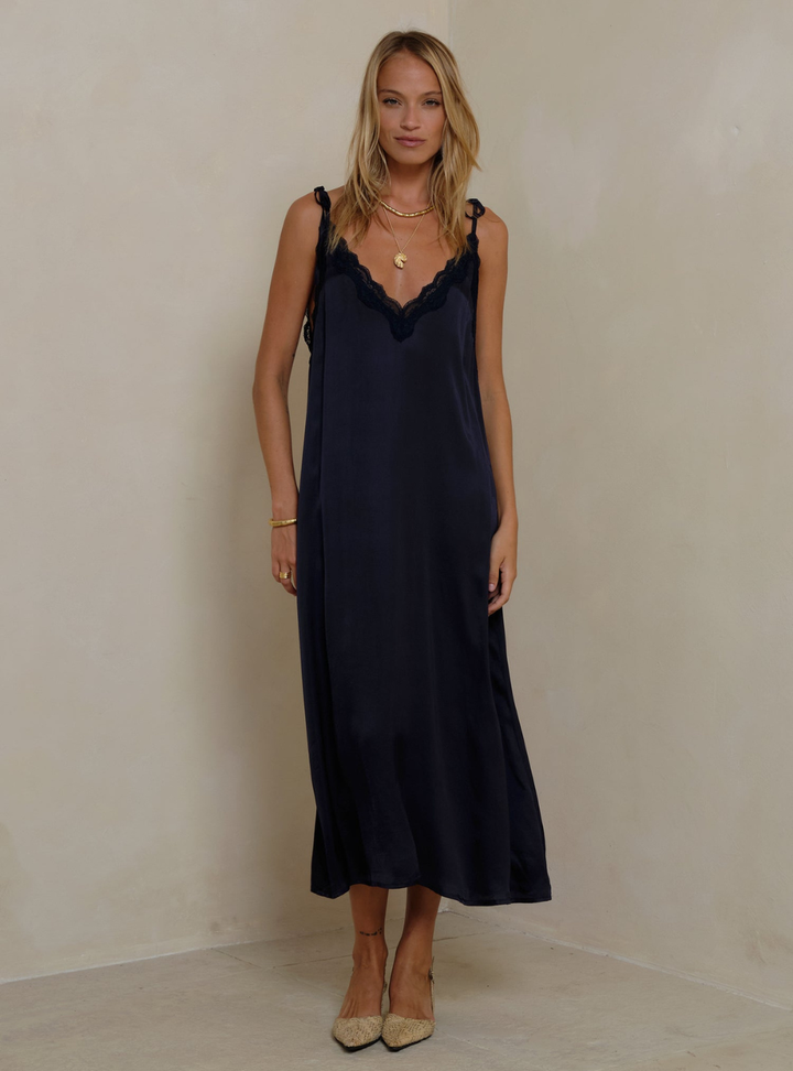 Oriana Dress - Navy