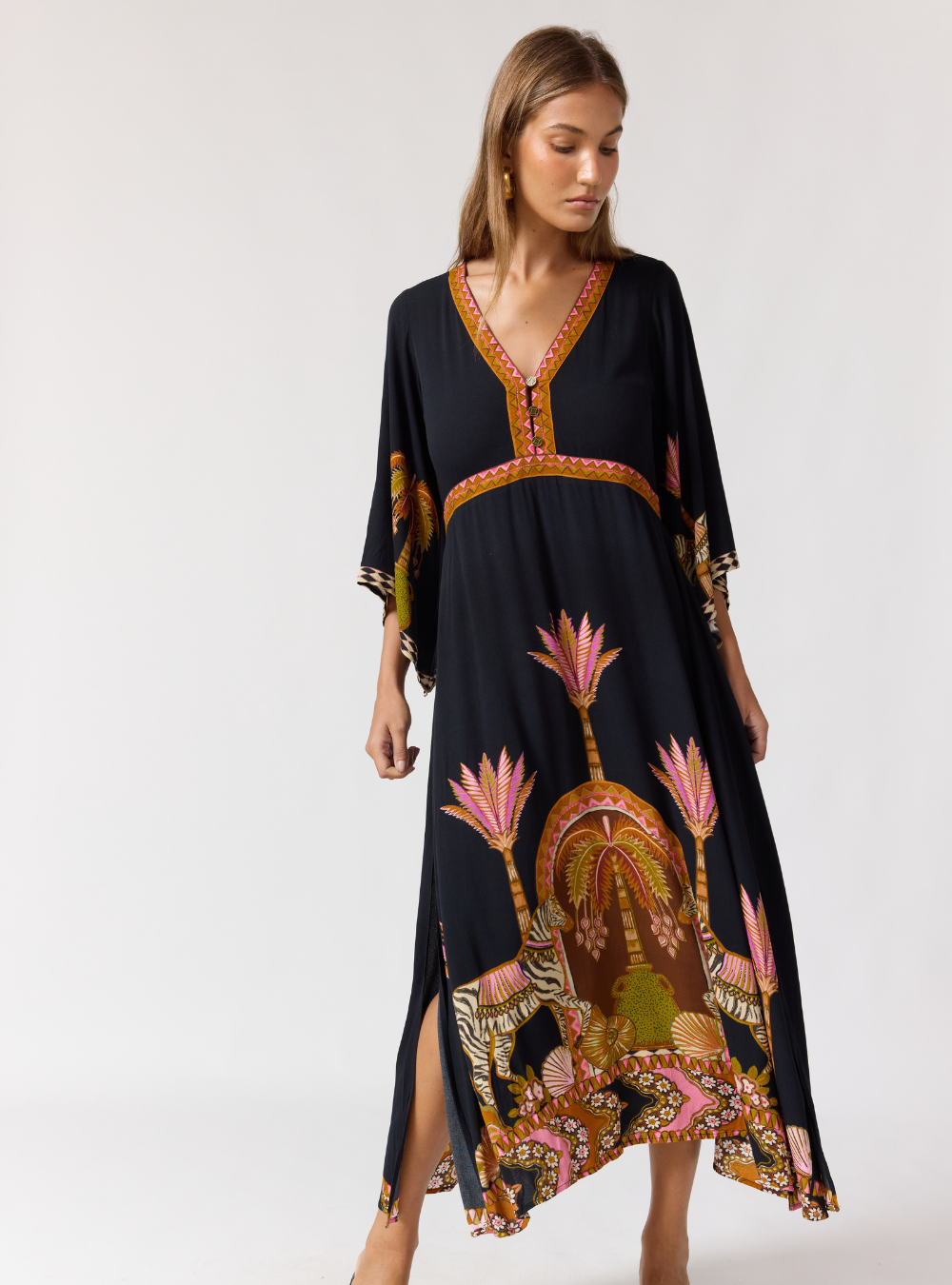 Empire Maxi Dress - Safari
