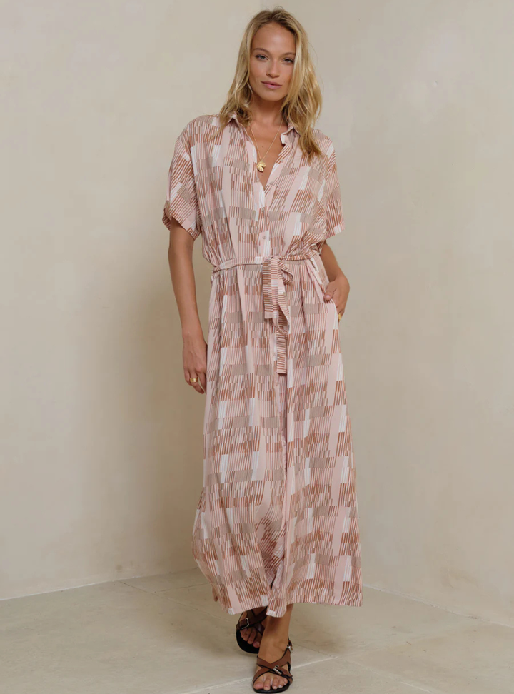 Lotus Dress - Utopia Print Sunset