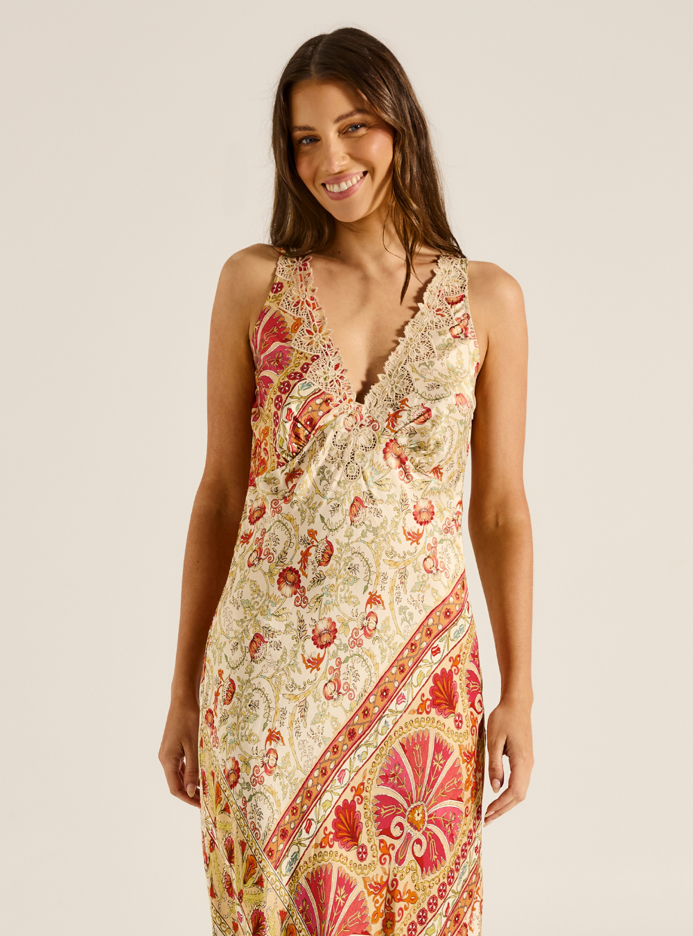 Rosselini Ophelia Maxi Dress - Rosa Floral