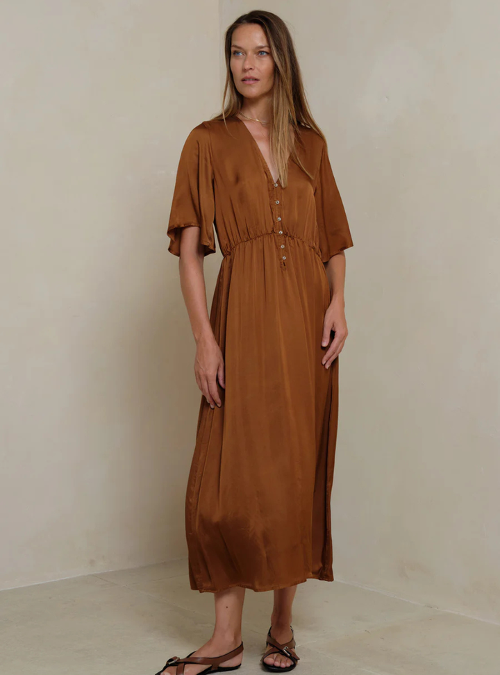 Lyra Dress - Rust