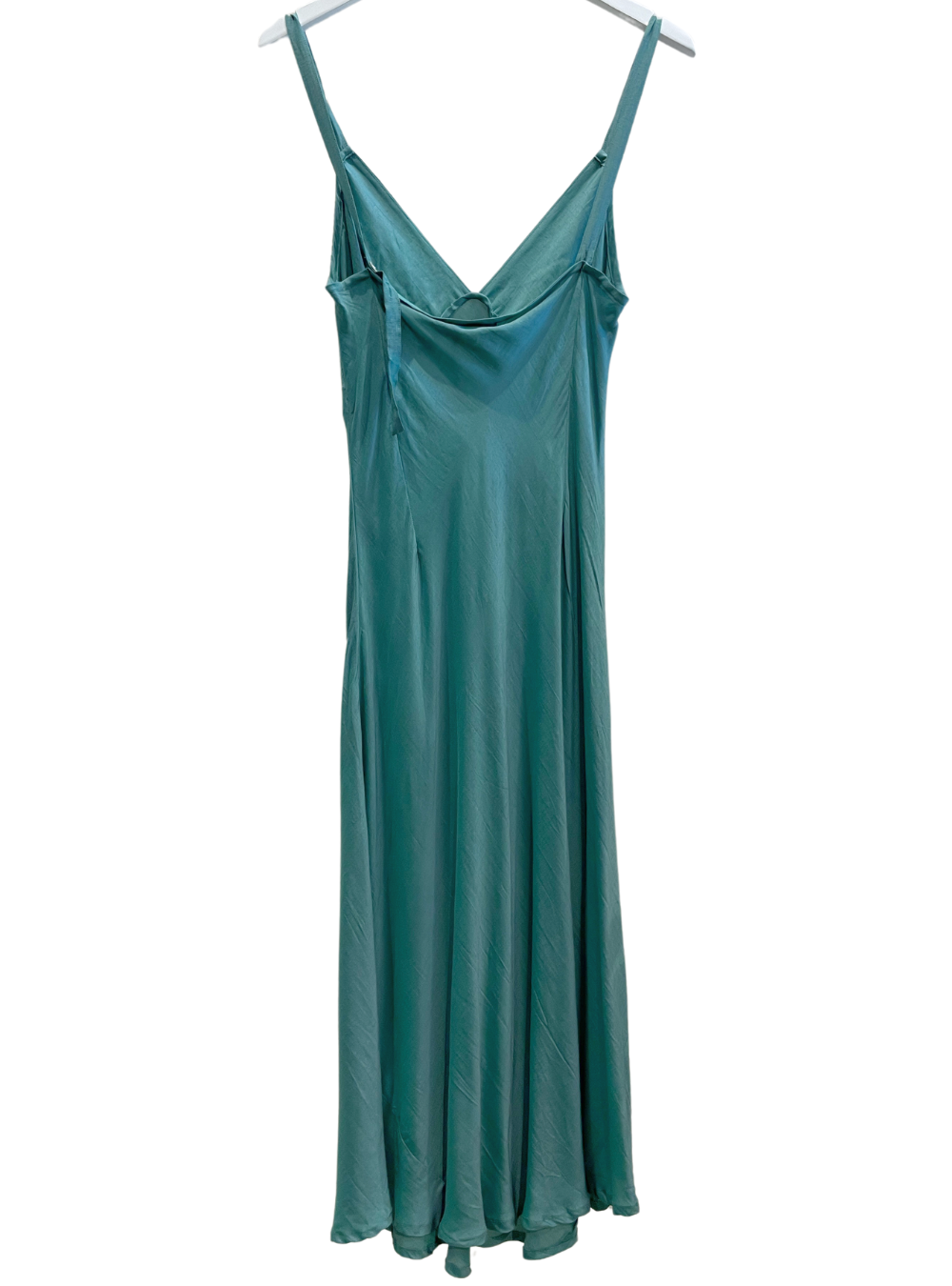 Serena Silk Linen Dress - Teal